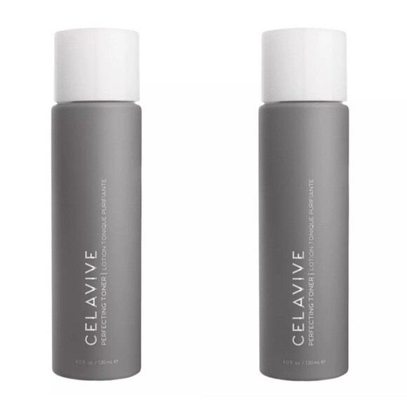2 USANA CELAVIVE Perfecting Toner/Lotion 4oz ea‎ Powerful Peptide Moisturizer - Picture 1 of 4